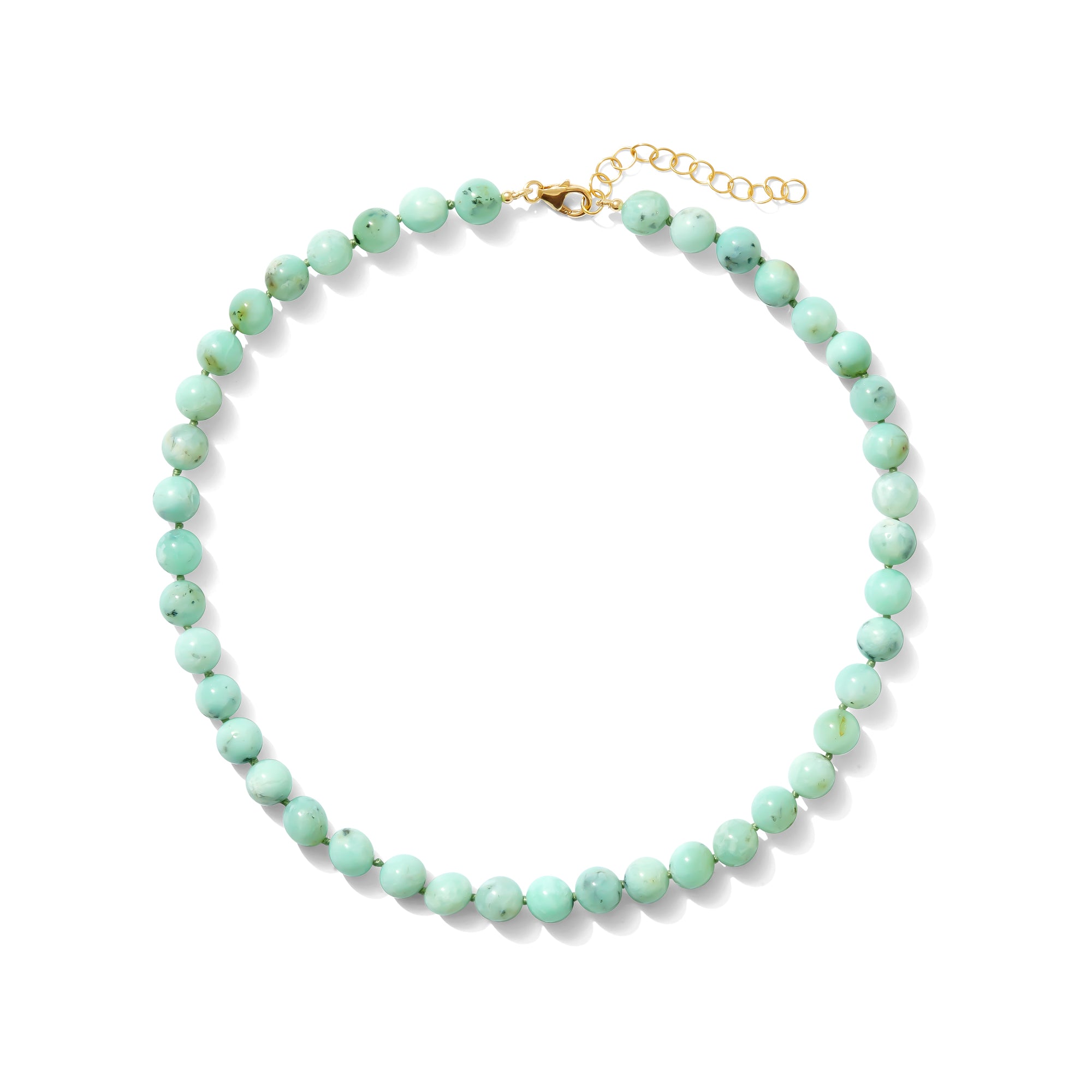 chrysoprase round beads