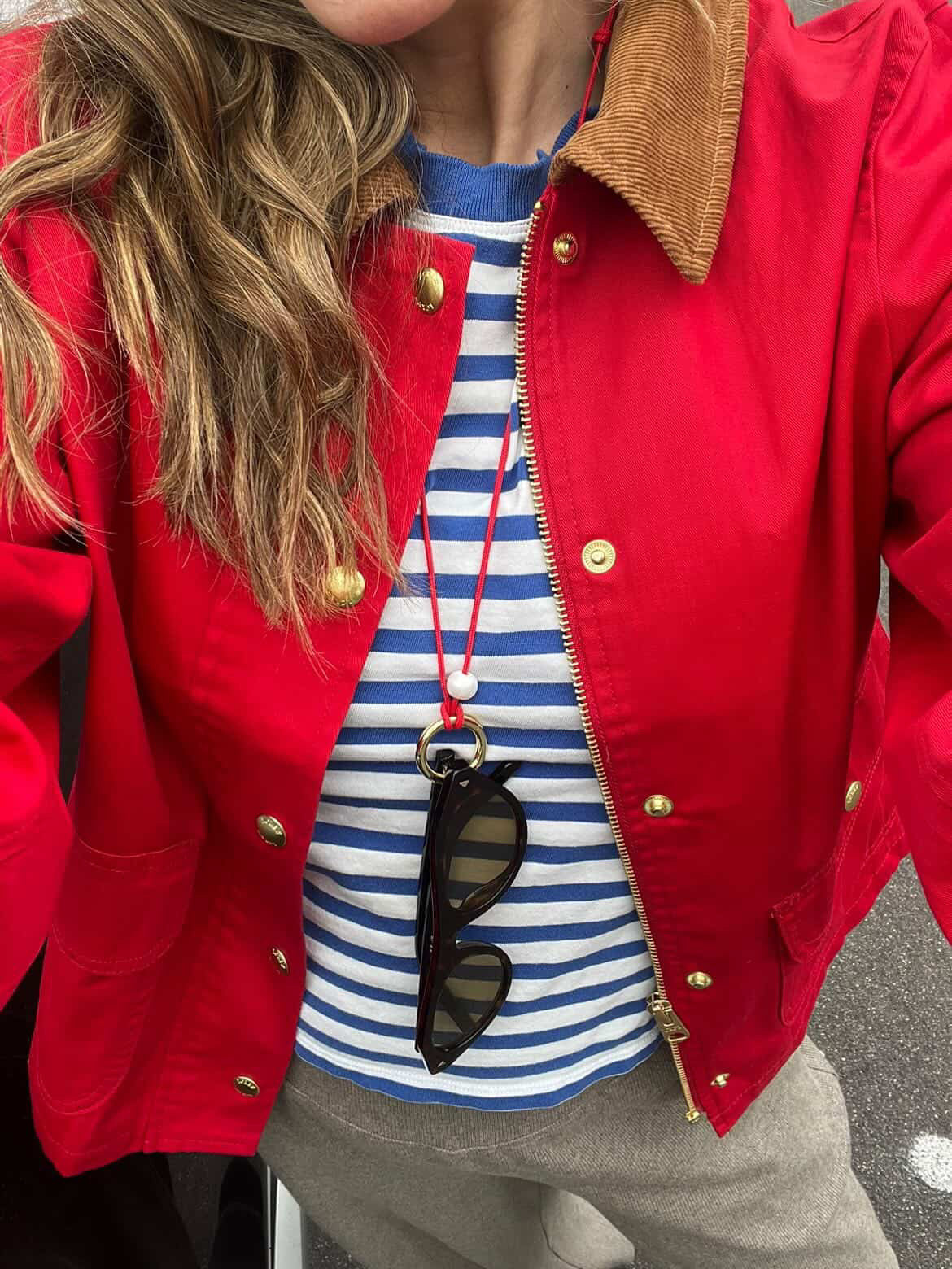 pearl link glasses cord necklace
