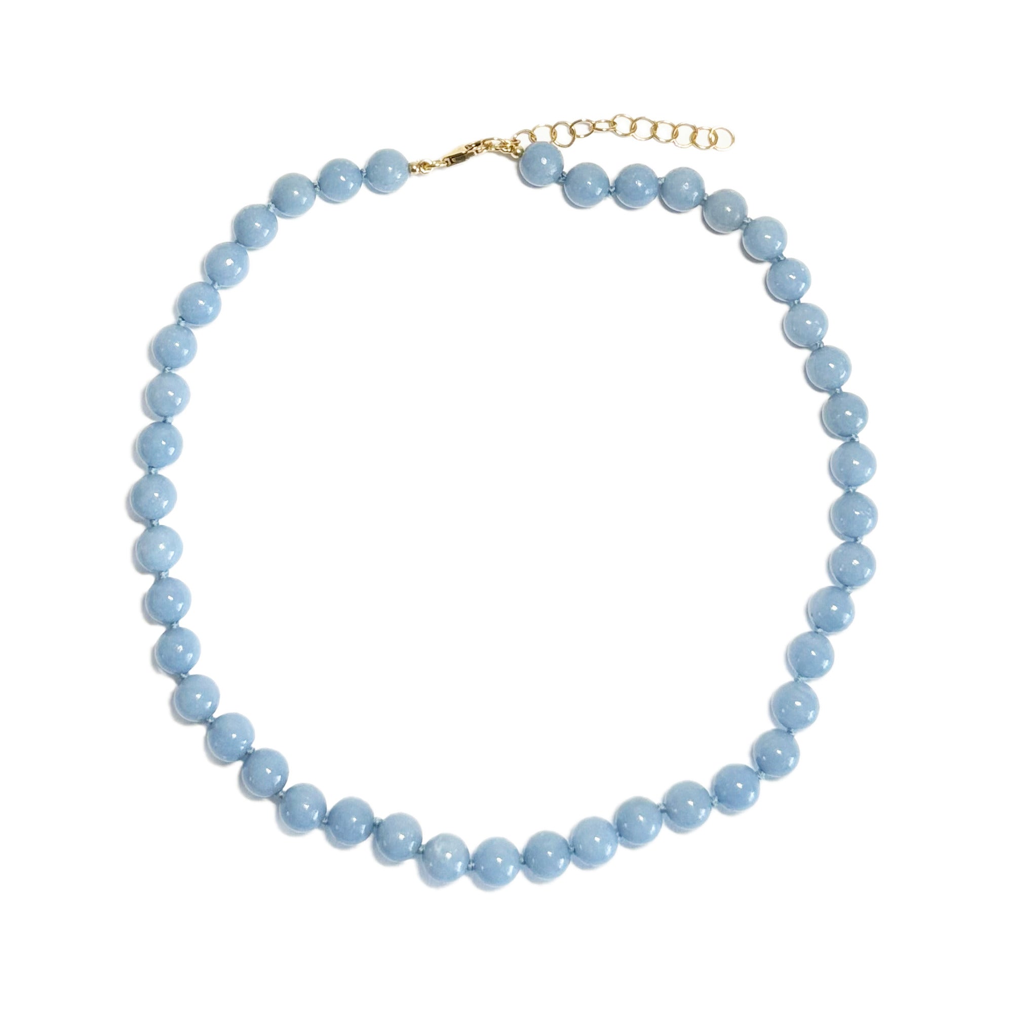 angelite round beads