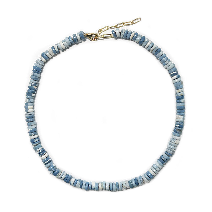 Denim Blue Opal Heishi