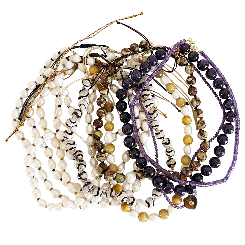 amethyst large round beads