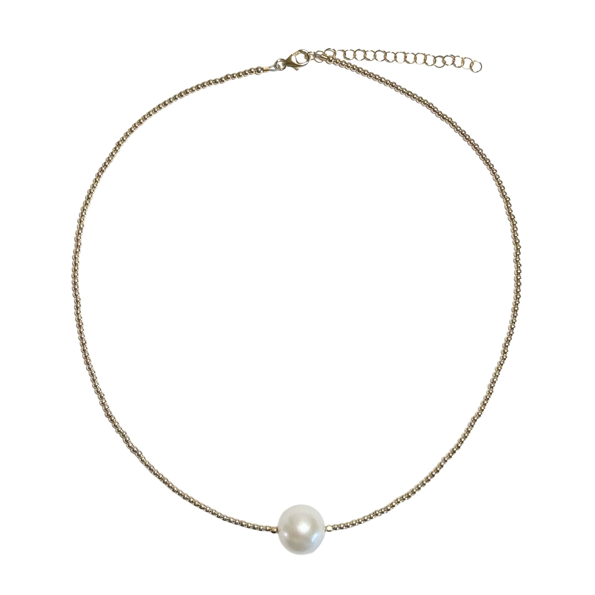 goldfill beads & white pearl