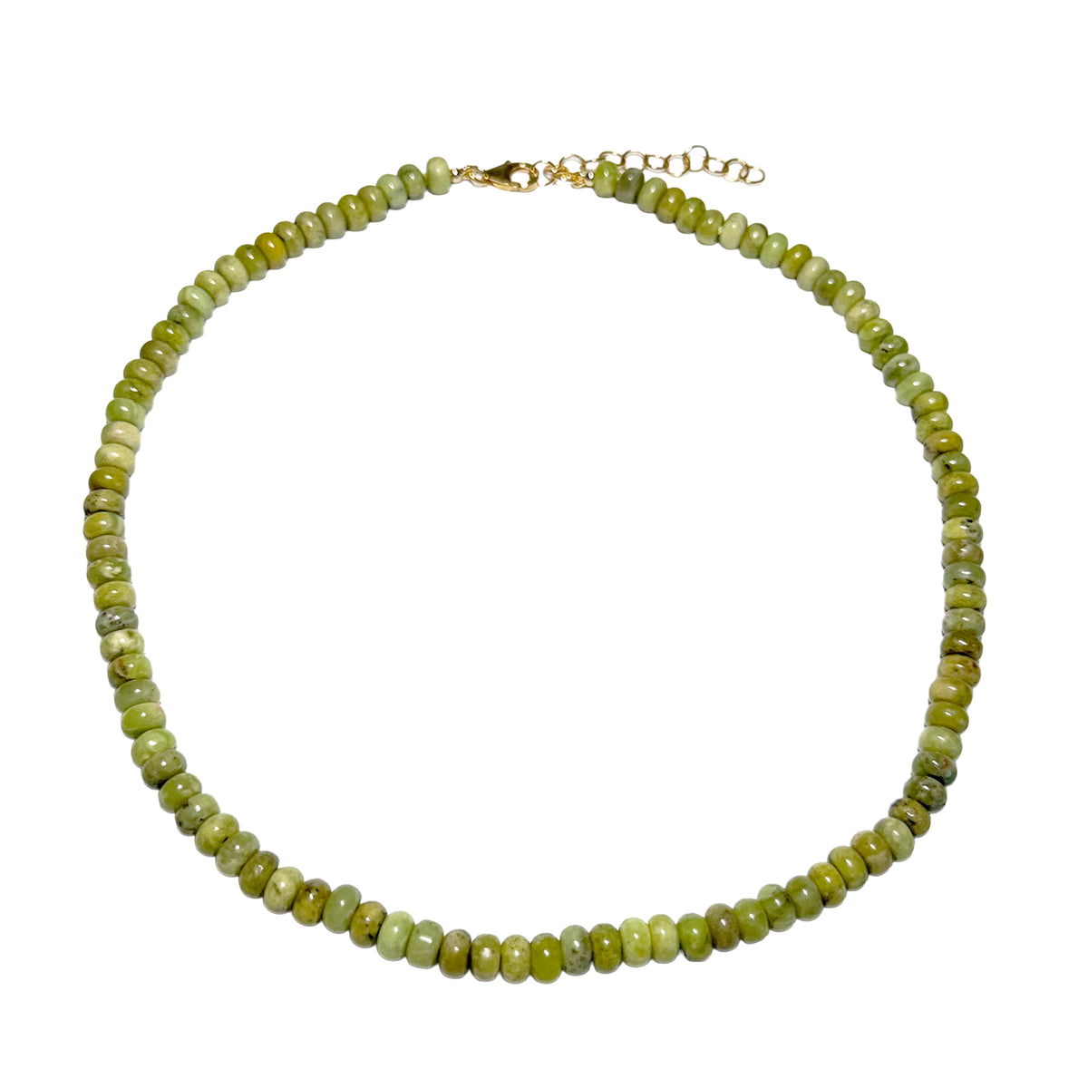 green peridot rondelle beads