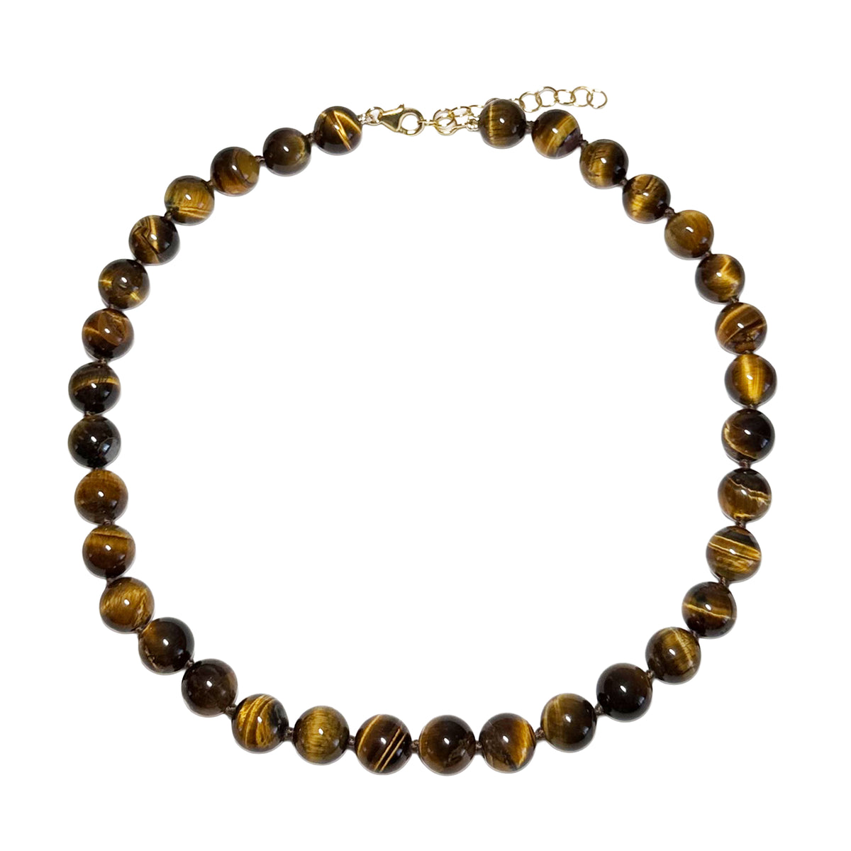 tiger's eye round beads 10mm