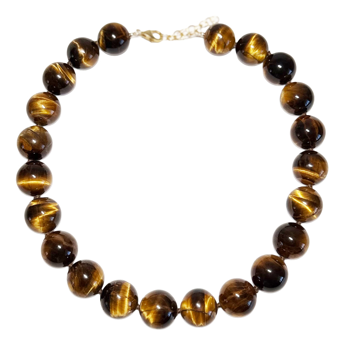 tiger's eye round beads 16mm