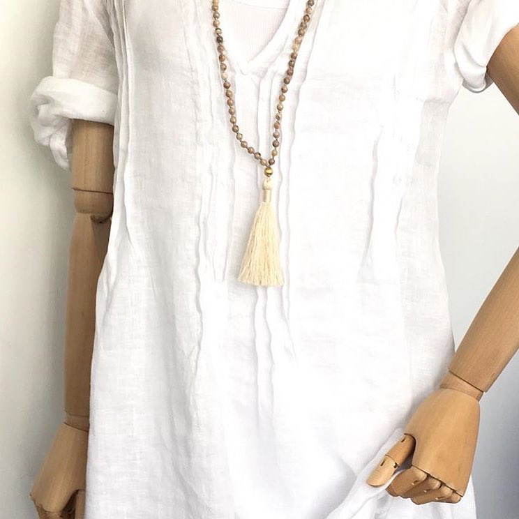 african opal & silky tassel