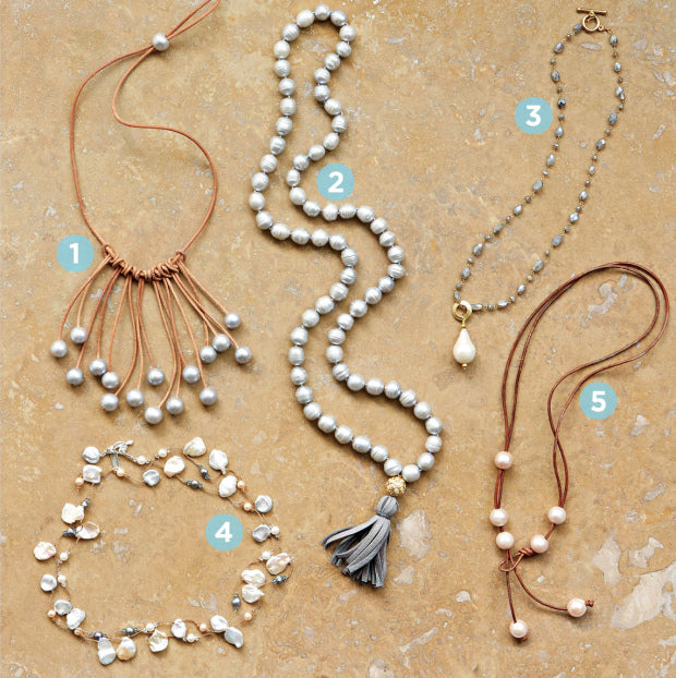 knotted pearls & tassel