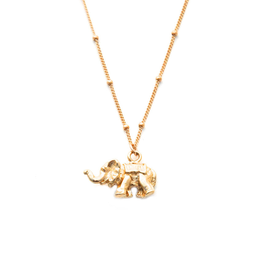 mini gold elephant