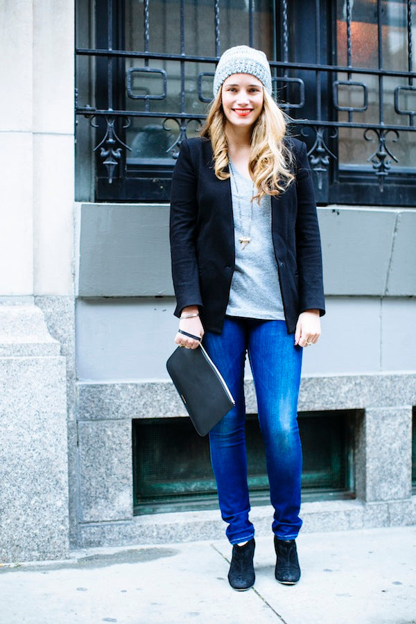 smoky topaz & shark tooth