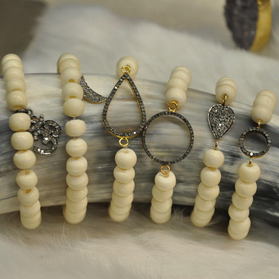 diamond stacking bracelets