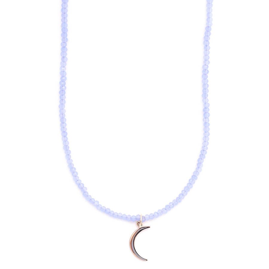 periwinkle chalcedony choker