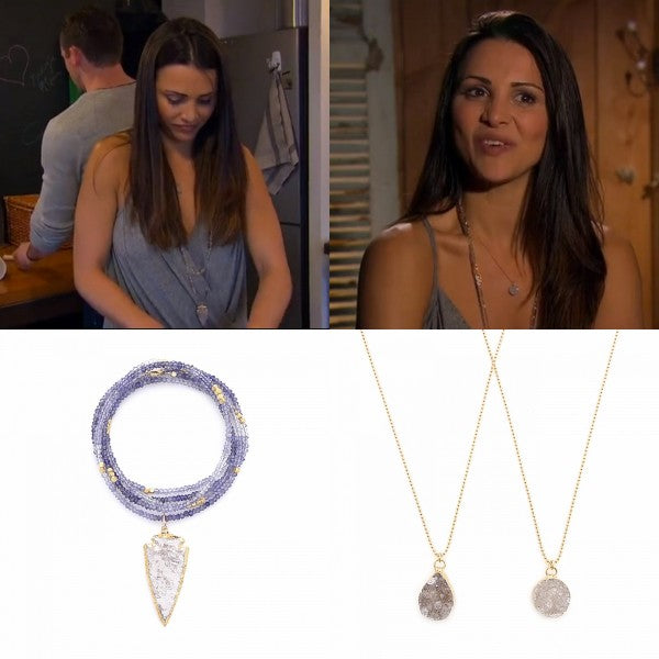 ombre iolite & arrowhead