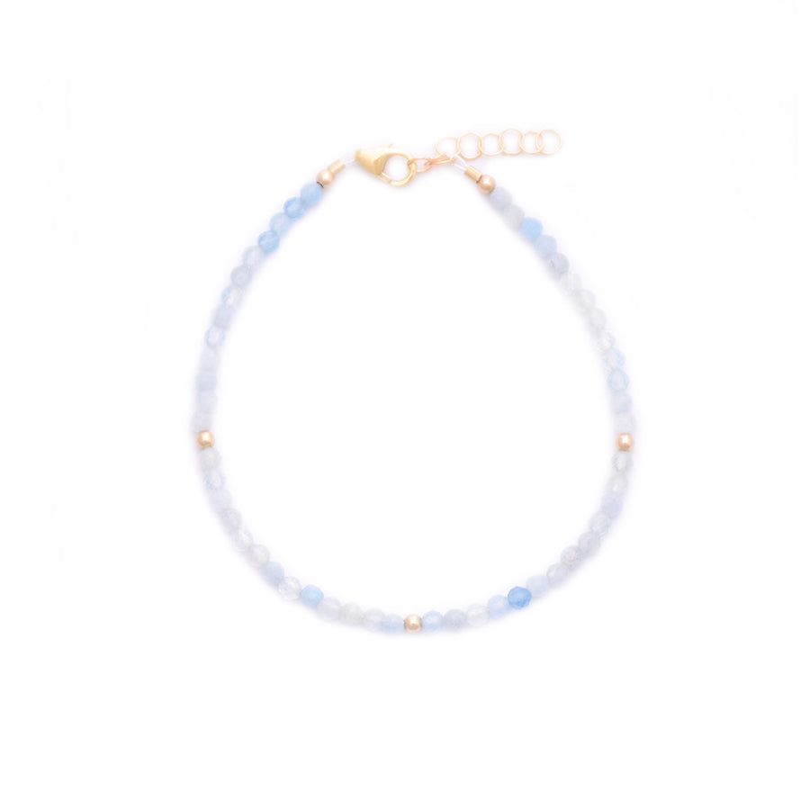 Aquamarine Layering Bracelet