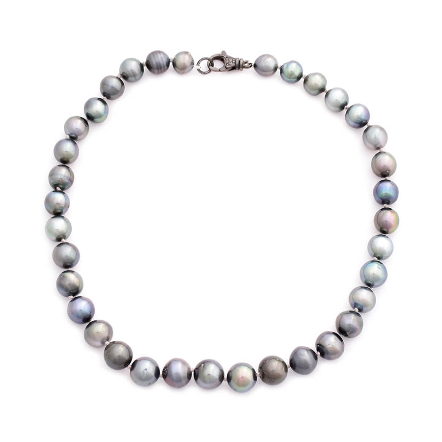 knotted tahitian pearls