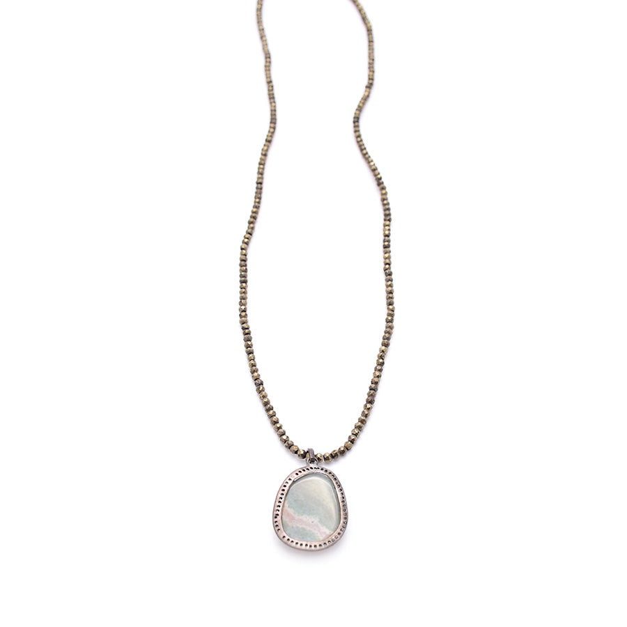 Pyrite & Mini Diamond Druzy