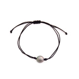 tahitian pearl nylon bracelet