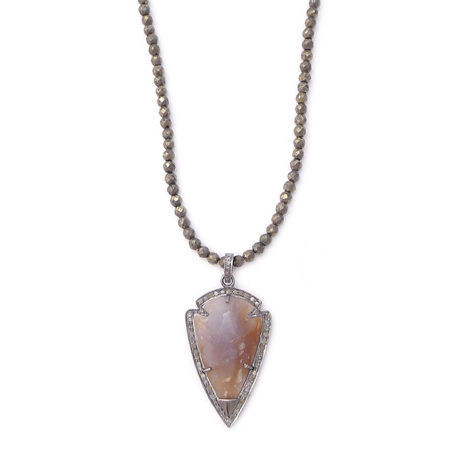 pyrite & diamond arrowhead