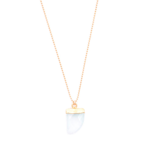 mini chalcedony horn