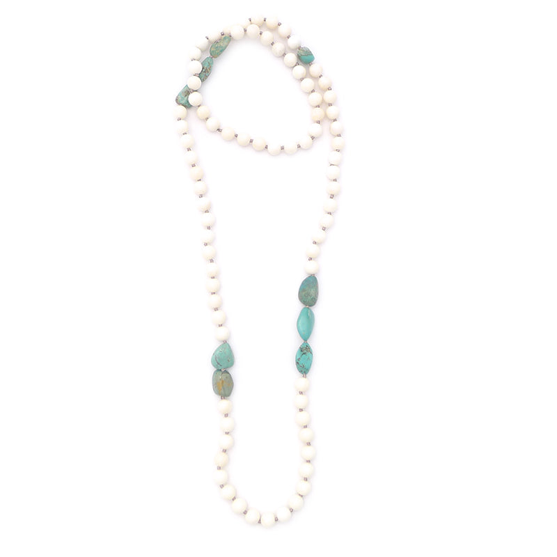 white coral & turquoise