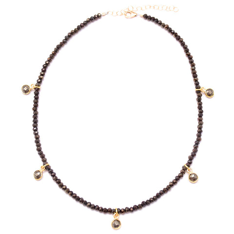 pyrite choker & pyrite drops