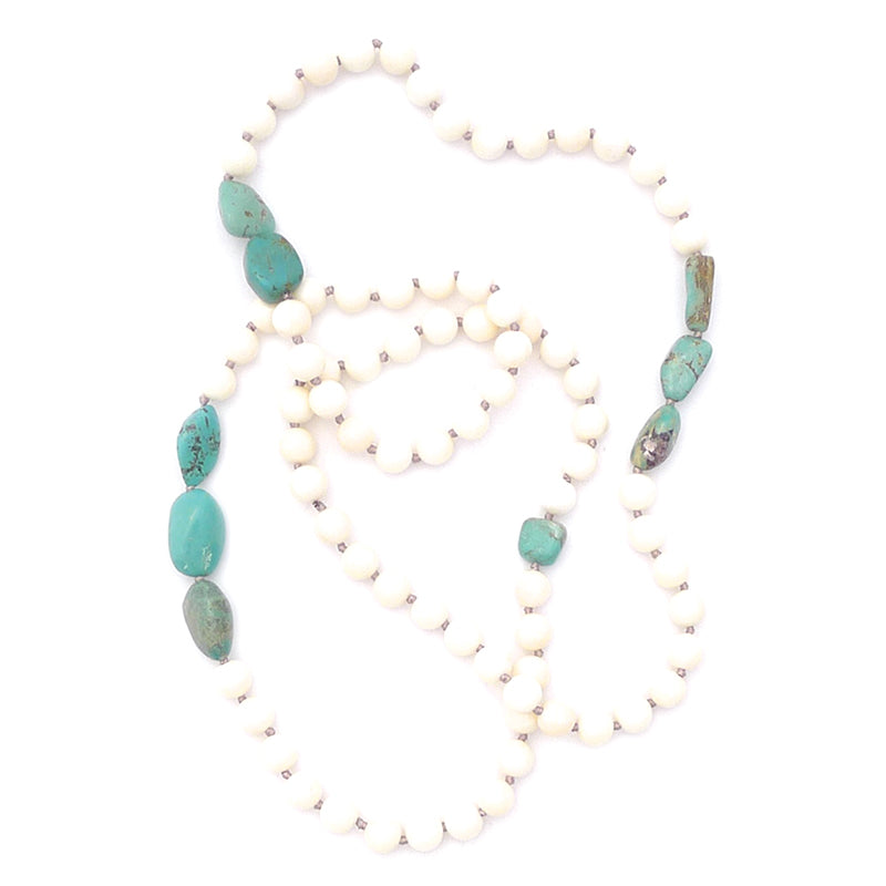 white coral & turquoise