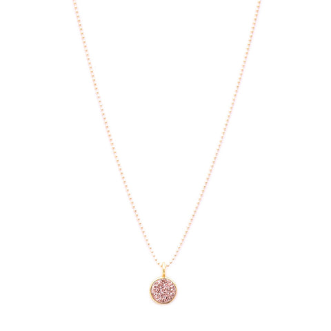 tiny rose druzy