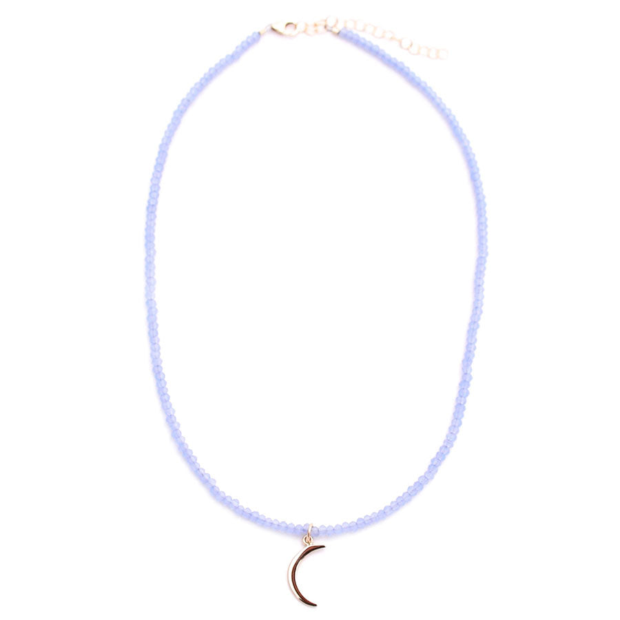 periwinkle chalcedony choker