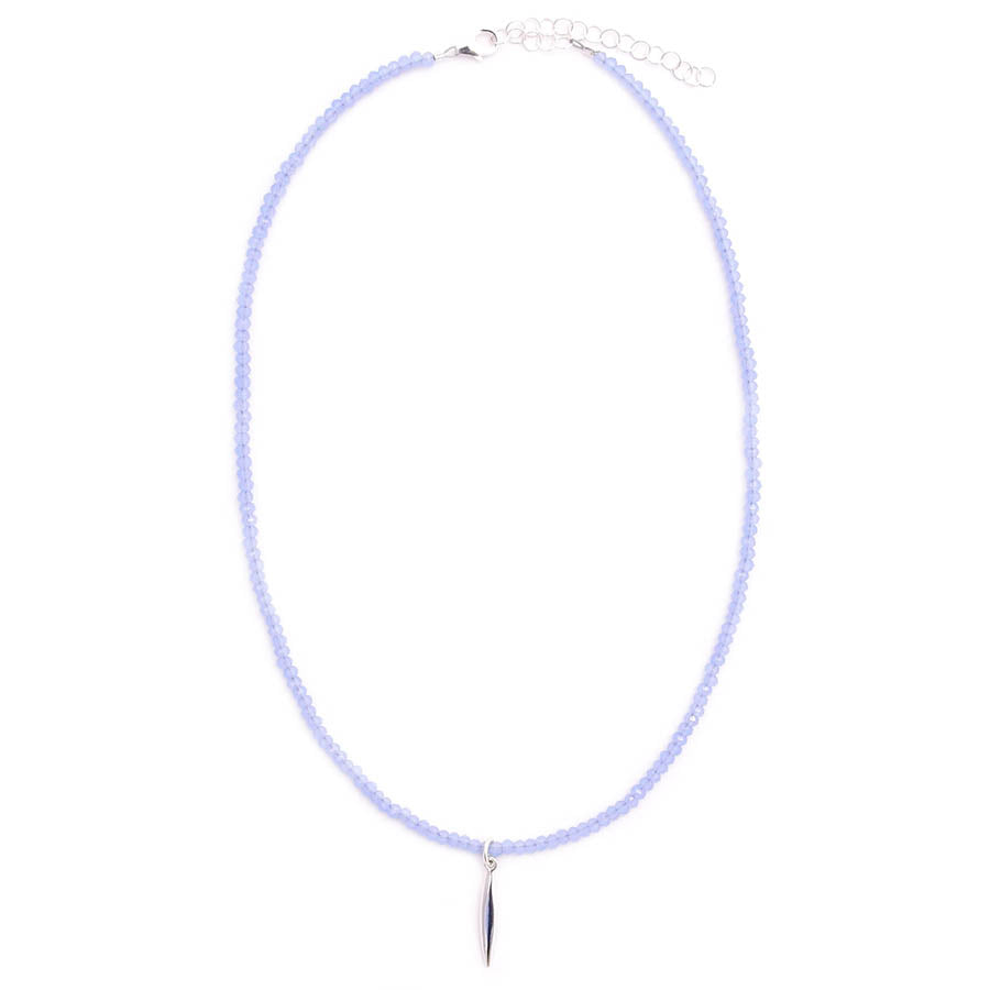 periwinkle chalcedony choker