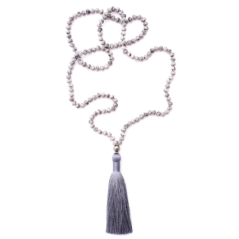 picture jasper & silky tassel