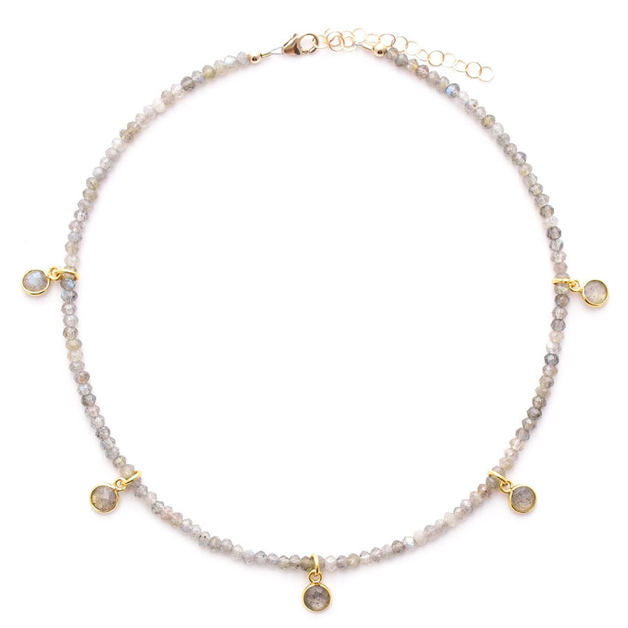 labradorite & labradorite drops