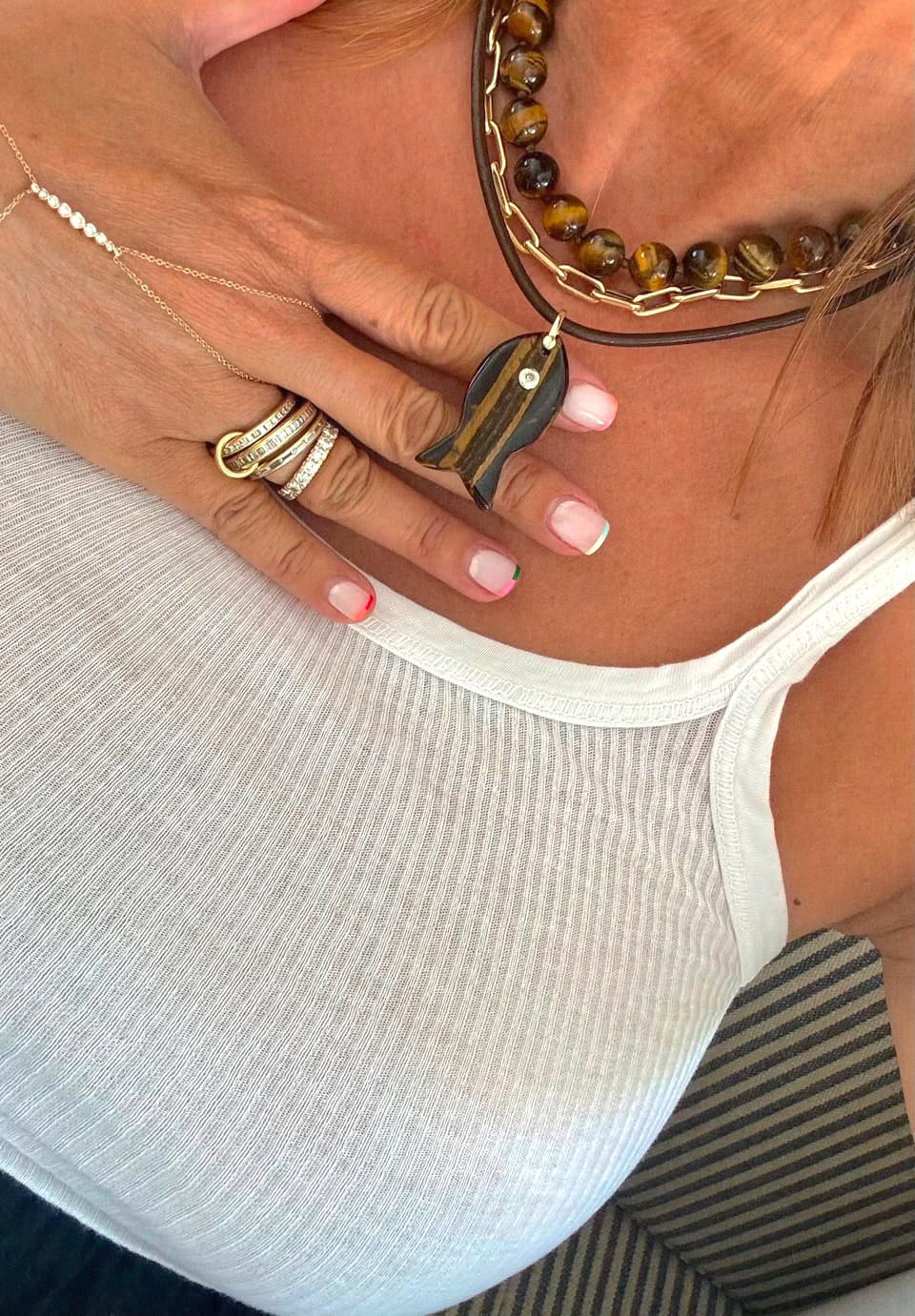tiger's eye round beads