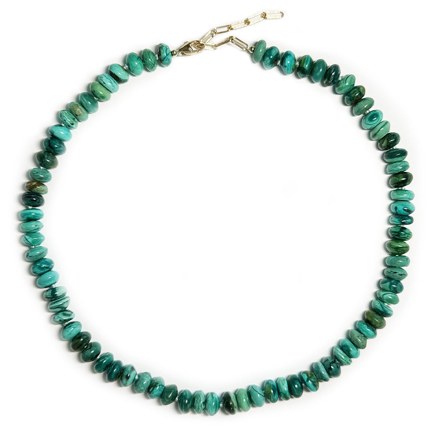 chrysocolla rondelles