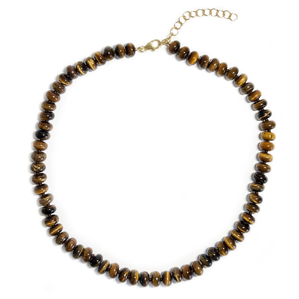 tigers eye rondelles