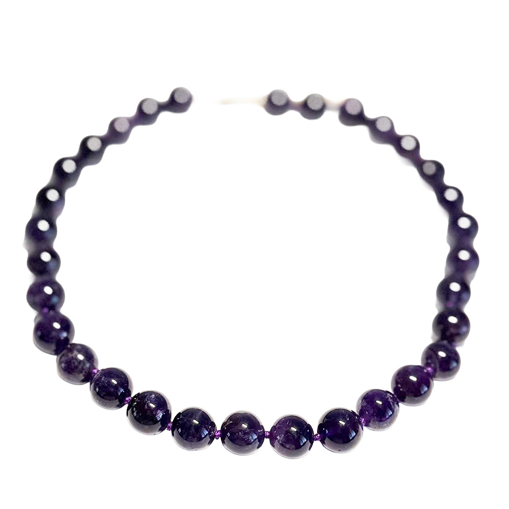amethyst large round beads