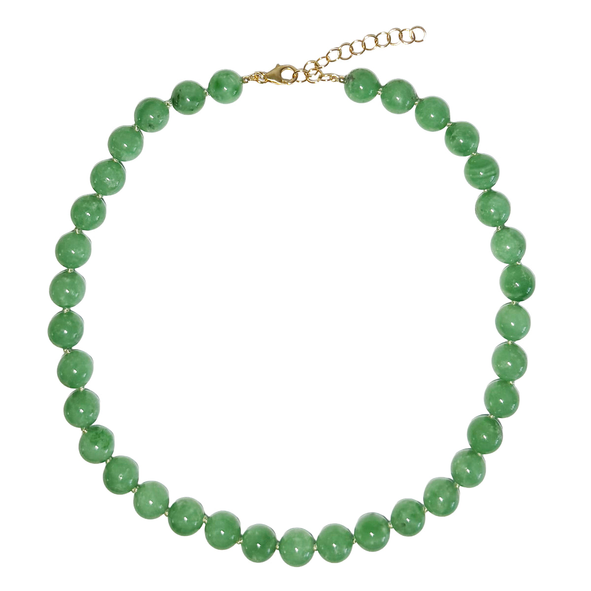 green moonstone round beads