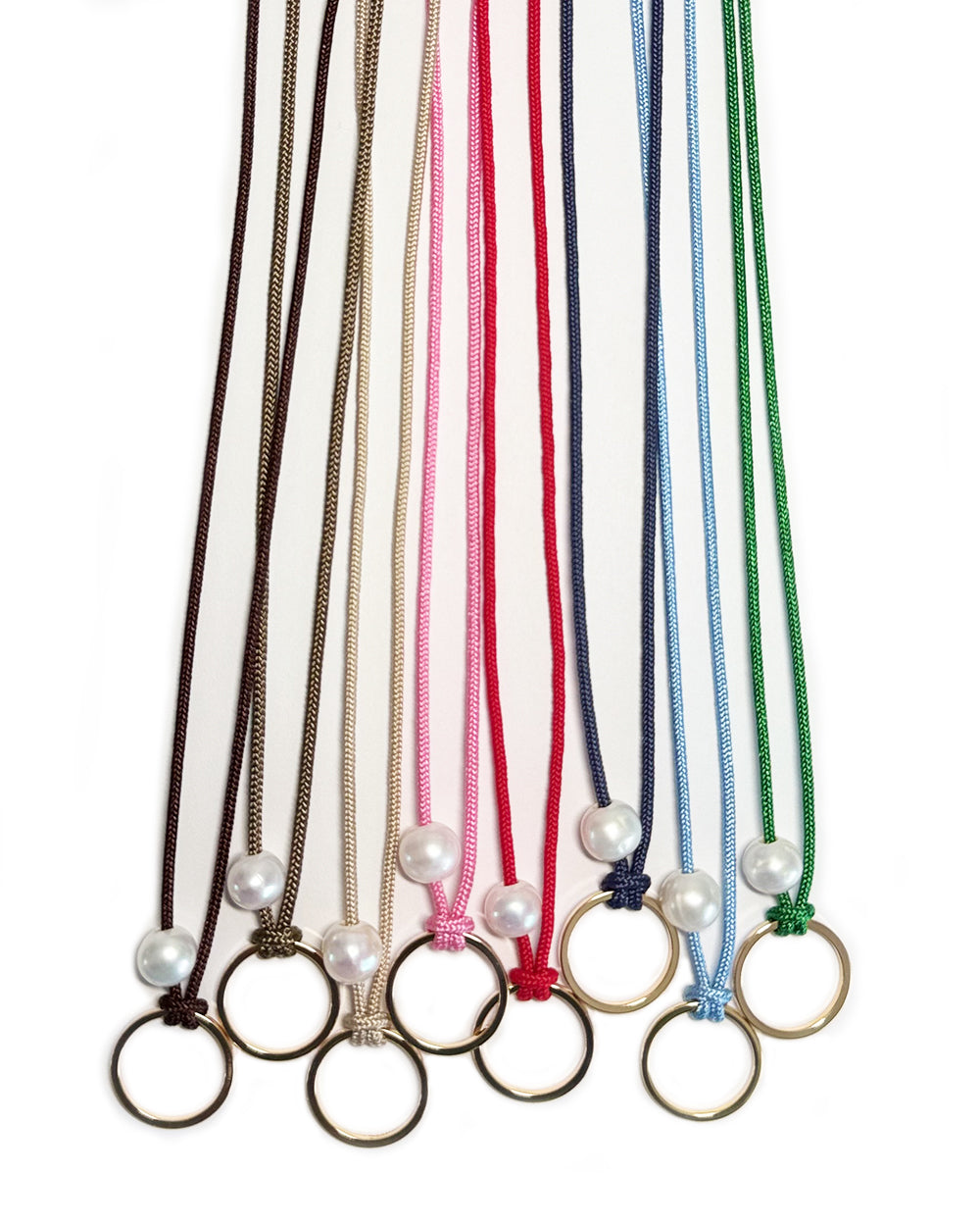 pearl loop cord necklace