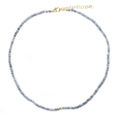 tanzanite & gf ball necklace