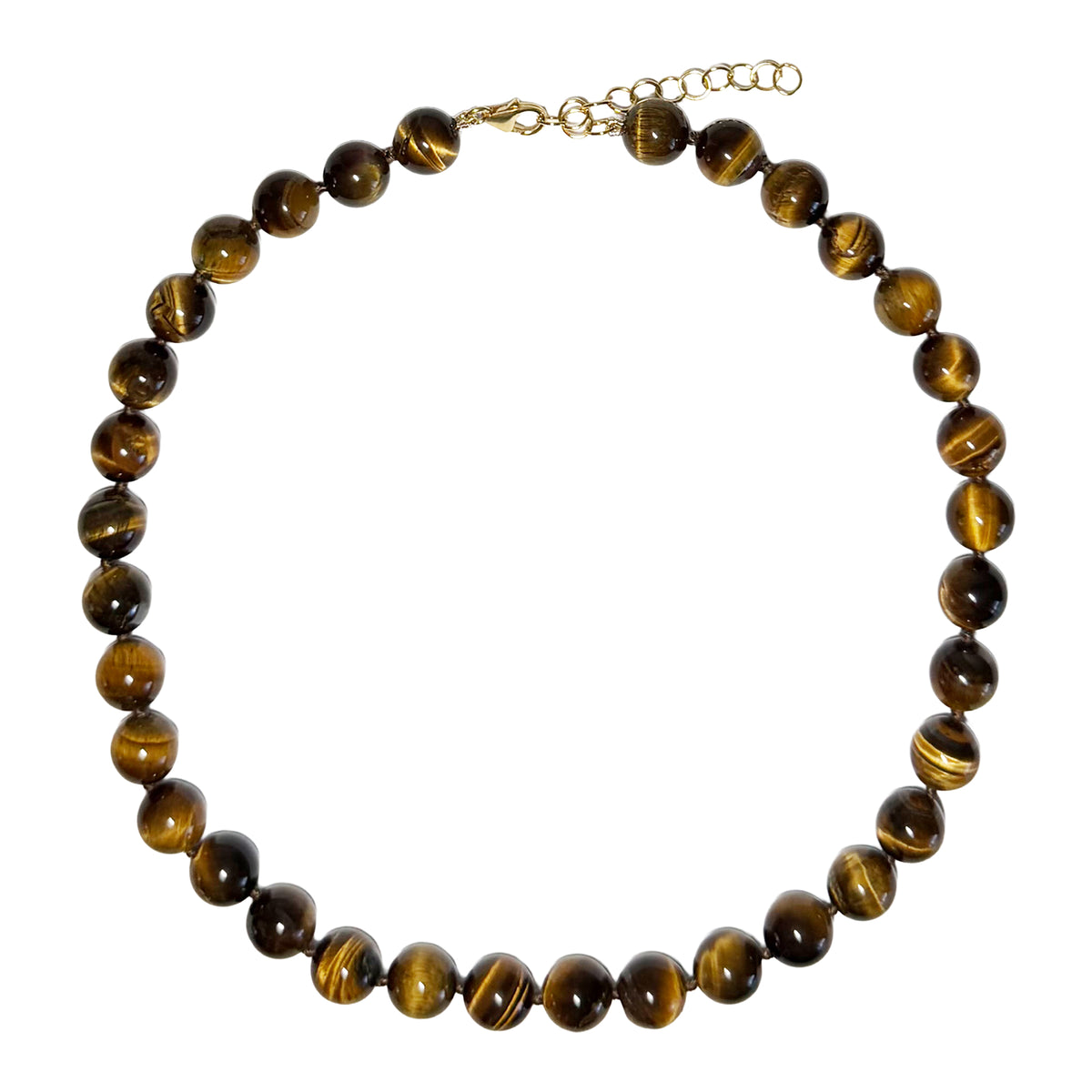 tiger's eye round beads 10mm