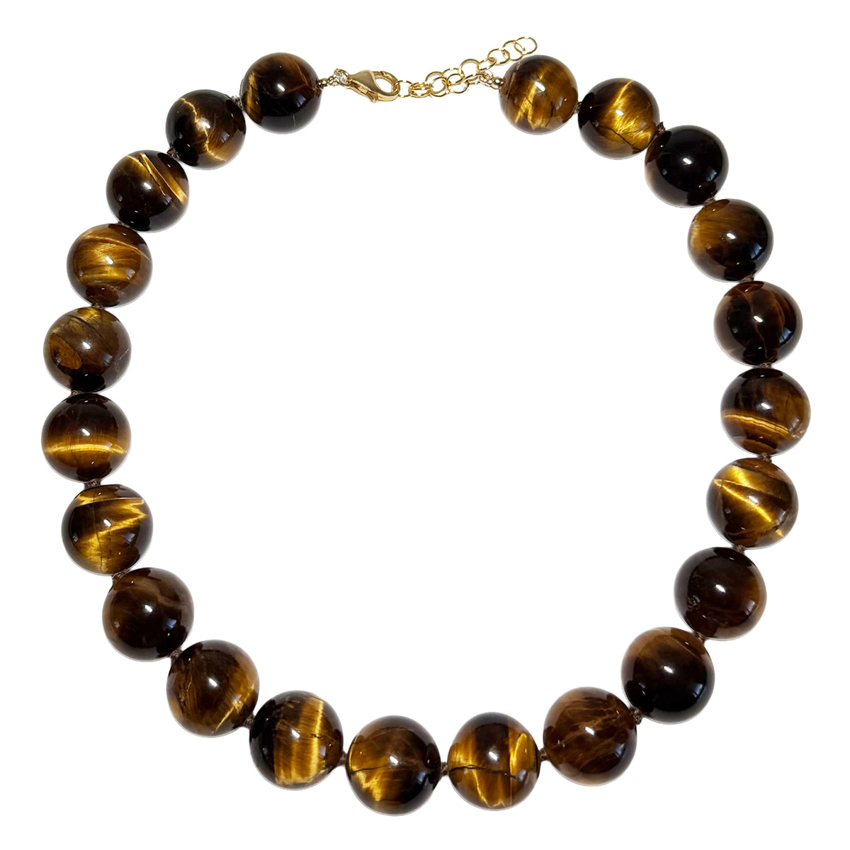 tiger's eye round beads 16mm
