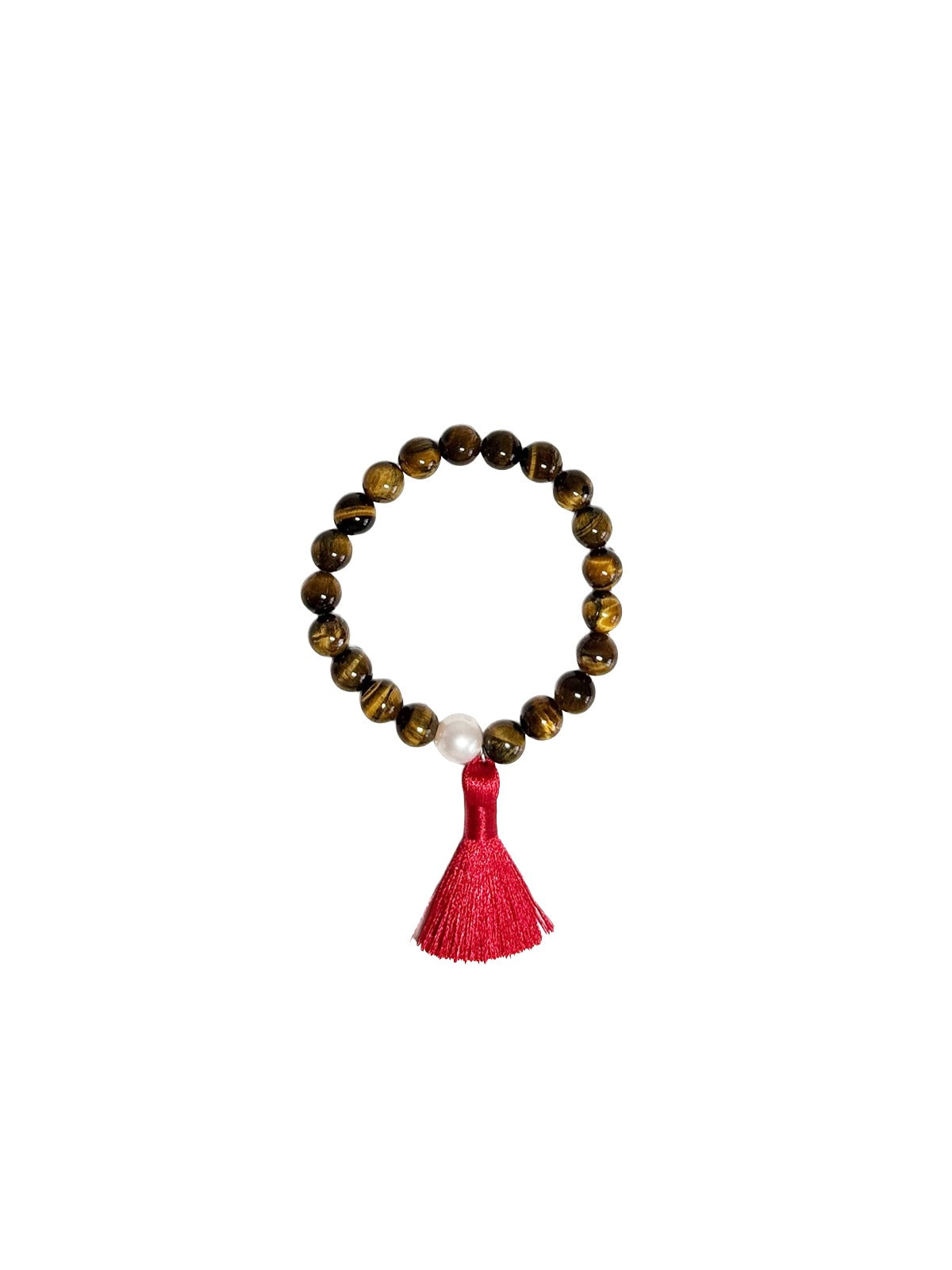 tiger's eye tassel bracelet
