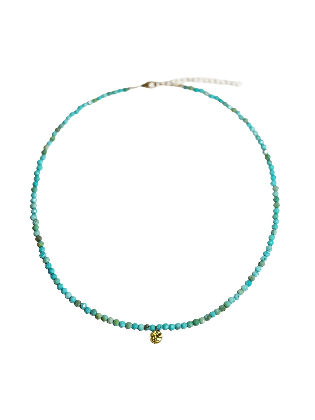 turquoise & bezel citrine
