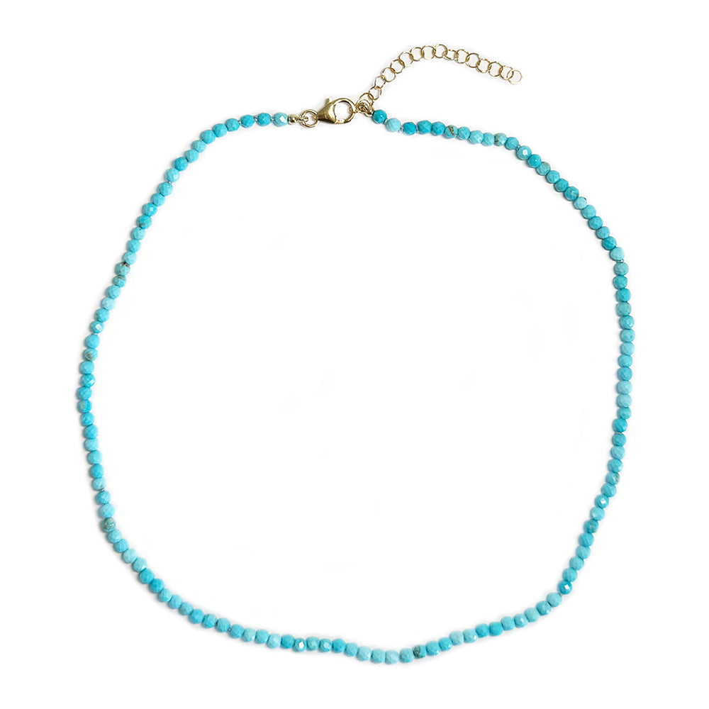 turquoise layering necklace