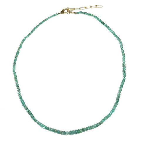 Zambian Emerald Beaded Necklace