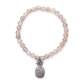 labradorite diamond charm bracelets