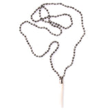 pyrite & silver bone spike