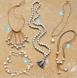 knotted pearls & tassel