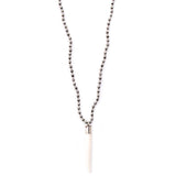 pyrite & silver bone spike