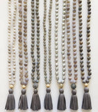 knotted pearls & tassel