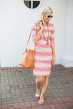 knotted brass beads & tassel