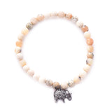 african opal diamond charm bracelets